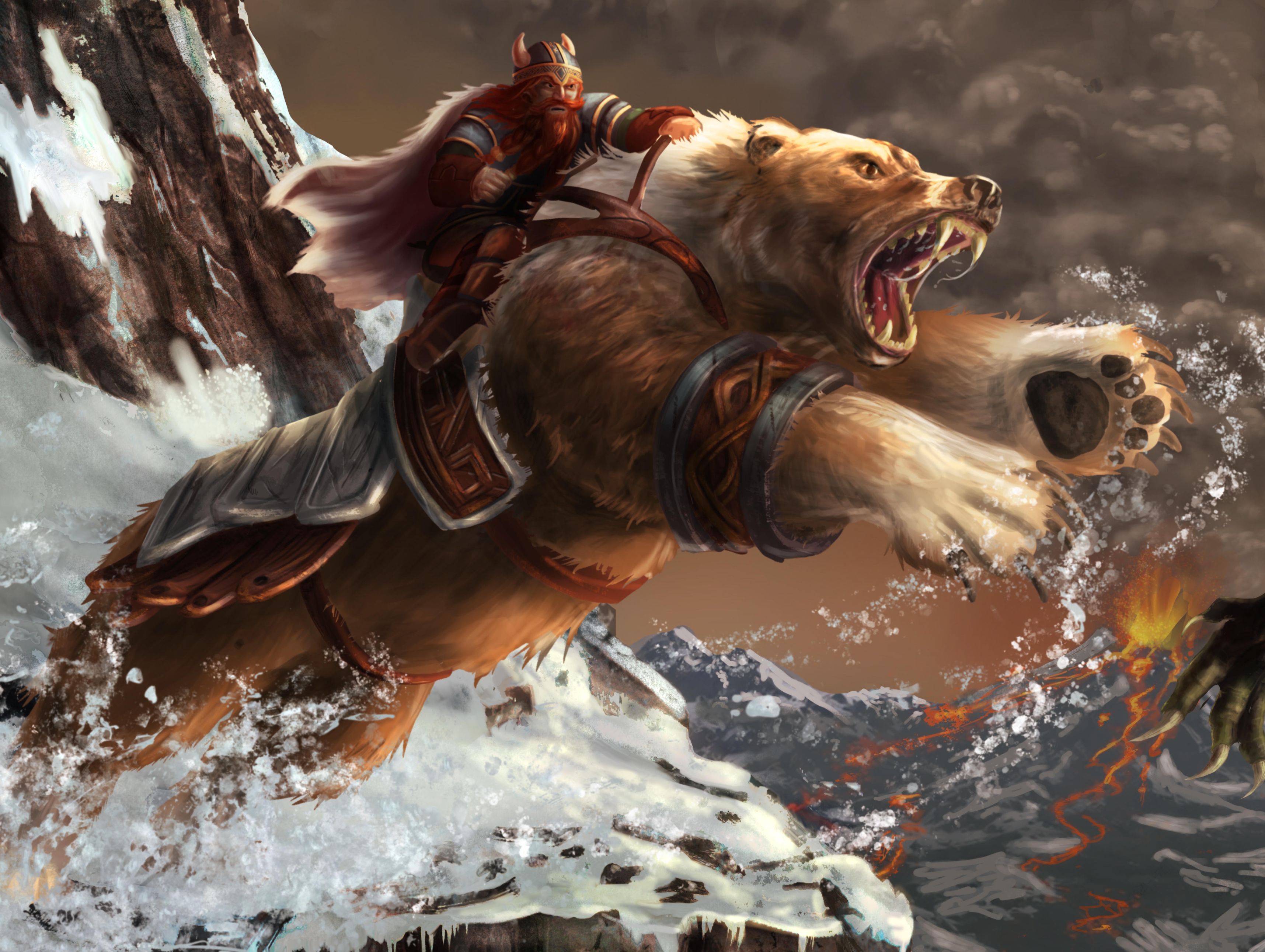 A4 Full-Page Creature Illustration Example
