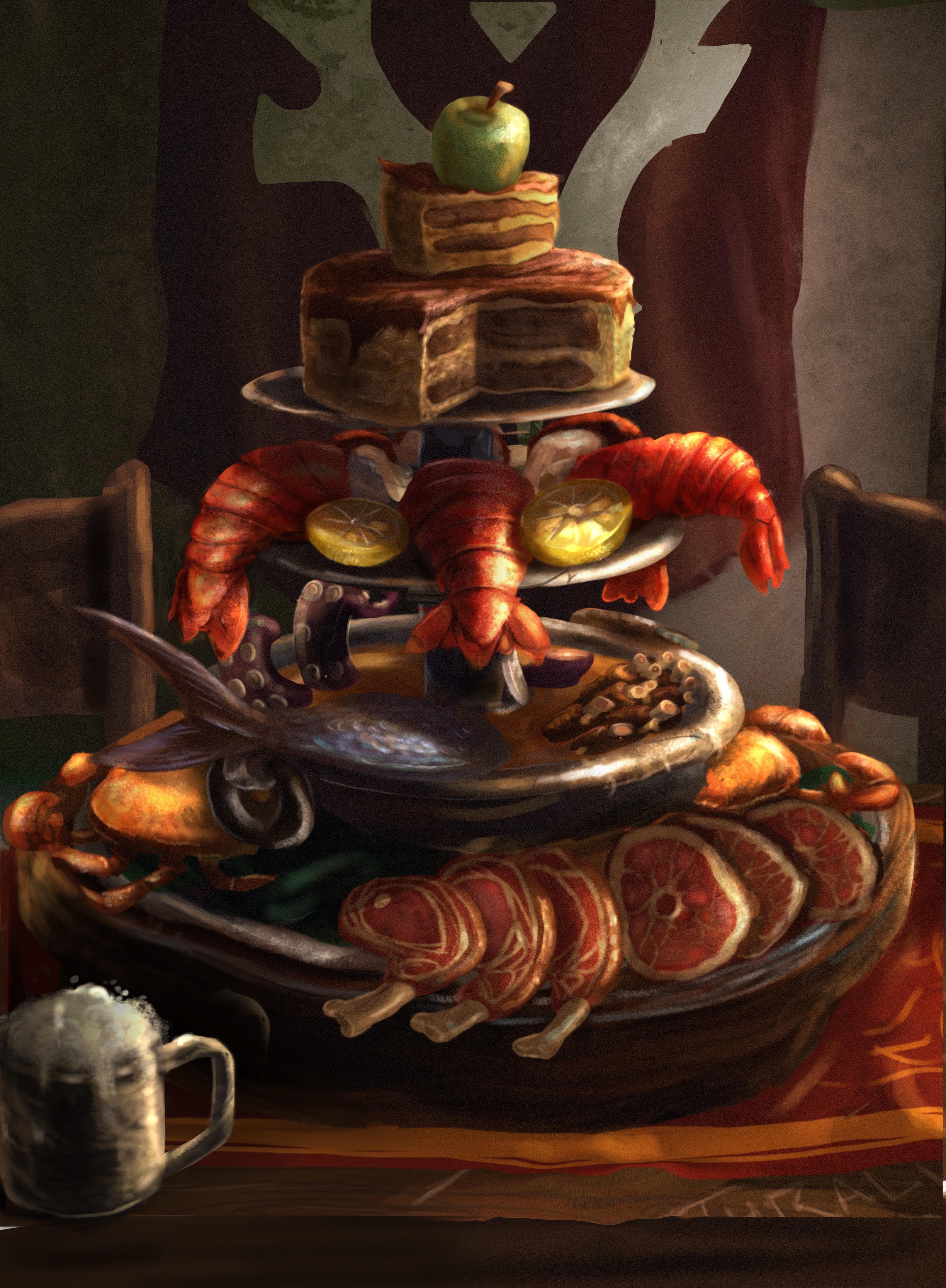 A4 Full Illustration Environment Example