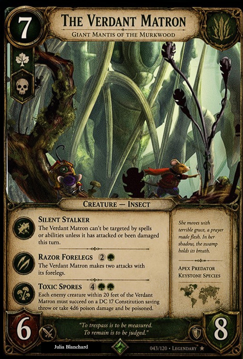 Hidden Mantis TCG Card